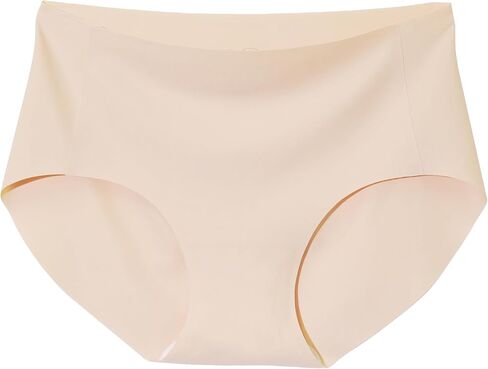 Womens Mid-Waist Underwear Full Coverage No Show Seamless Comfortable Brief Panties 6 Pack in Saudi Arabia