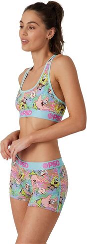 PSD Women's Spongebob Squarepants Boy Shorts - Full Coverage Women's Underwear - Comfortable Stretch Panties for Women in Kuwait