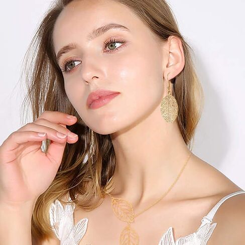 AROIC 38-52PCS Jewelry Set with Necklace Bracelet Layered Ball Dangle Hoop Stud Earrings for Women Jewelry Fashion and Valentine Birthday Party Gift in Saudi Arabia