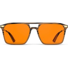 Goiteia Blue Light Blocking Glasses-Orange/Pink/Red Blue Light Glasses for Men Women, Easier Sleep and Migraine Relief in Kuwait
