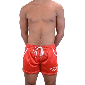 Adoretex Men's Guard Mesh Sports 3 Inches Water Swim Shorts with Liner
