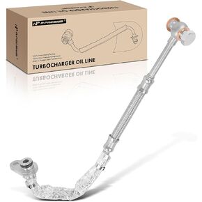 A-Premium Turbocharger Oil Line Compatible with Ford Explorer 2016 2017 2018 2019, 2.3L, Turbocharged, Replace# GB5Z6K679B, GB5Z6K679A