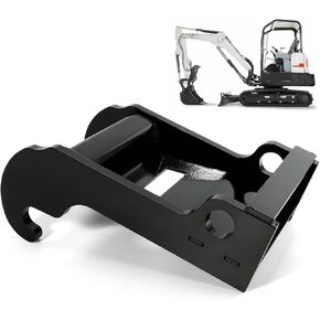 X-Change Coupler Bracket ، Bobcat Quick Eanning fit for bobcat e series e32 e35 325 328 mini حفارة مرفق جبل التثبيت السريع تغيير التثبيت ملحقات الصلب الأسود الطبخ