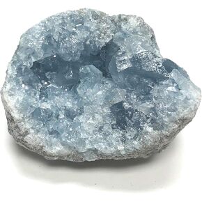 Celestite Geode - Large 2" Piece in Velvet Bag