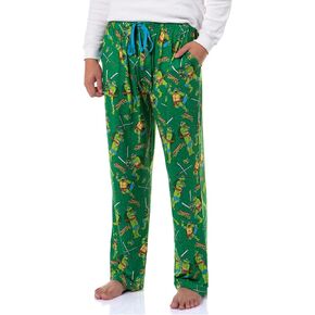 Teenage Mutant Ninja Turtles Men's Tossed Print Sleep Pajama Pants for Adults