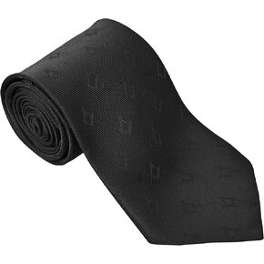 Masonic Regalia Craft Masons Neck knitted Woven Silk Tie with square and compass black