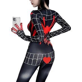 Women's cosplay Super Spider Girl Hero Teddy Underwear Japanese Anime One Piece Tight Top