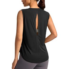 Soothfeel Womens Workout Tops for Women Sleeveless Tennis Yoga Shirts Lightweight Loose Athletic Running Tank Tops