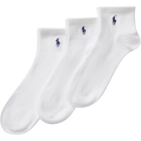 POLO RALPH LAUREN Womens Super Soft Ankle Socks 3 Pair Pack Reinforced Heel and Toe