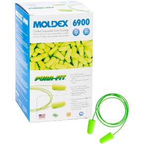Moldex pura-fit غير مسجلة لا يستحق التخلص من سداد الأذن 6800 ، NRR 33DB