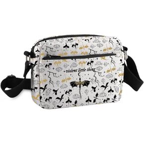Wing Novel Inspired Crossbody Bag Dragon Rider Gift Basgiath War Gift Riorson Violent Little Thing Messenger Bag