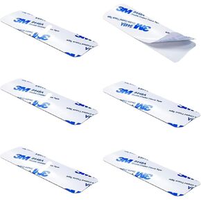 6 PCS Aluminium Horizontal Blinds Replacement Slats, White 1 inch Horizontal Blind Repair Tabs, Blind for Horizontal Blinds Replacement Slats (1" W x 3" L) Three with String Holes, Three Without