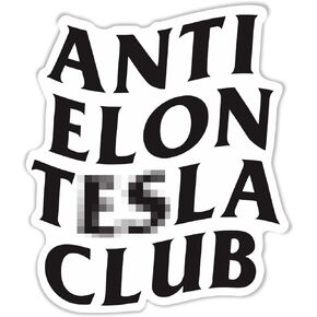 Anti Elon Bumper Magnet for Car - I Bought This Before we Knew Elon was Crazy -Reflective Vinyl Car Bumper Waterproof Magnet - Size 10.8" x 3"