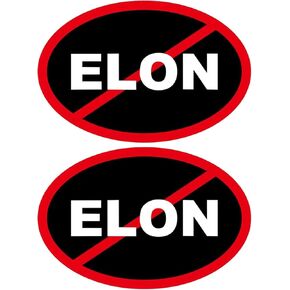 2 Pack Anti Elon Musk Bumper Magnet, Anti Elon Tesla Club Car Magnet for Tesla Owners Bought This Before Elon Went Crazy Tesla Car Stickers Magnetic - 6" x 4"