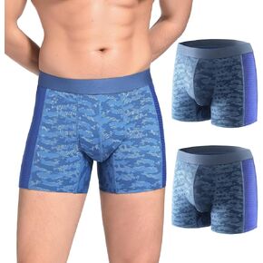 ملابس داخلية لسلس البول للرجال قابلة للغسل ملابس داخلية للرجال لسلس البول لتسرب المثانة 80 مل ملابس داخلية قابلة للتنفس وقابلة لإعادة الاستخدام ومضادة للتسرب للرجال سراويل داخلية للرجال لسلس البول 2 عبوة، صغيرة in Kuwait