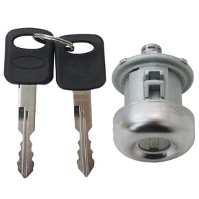 1x Door Tailgate Key Lock Cylinder with 2X Oval Logo Keys 5070032 Fit for Ford Excursion 2000-2005 Replace 7C3Z-1521990-A 7C3Z1521990A F67Z-1022050