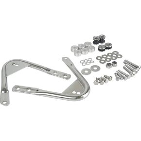 Detachable Rear Docking Hardware Kit Compatible with Two-Up Mounting Rack Tour Pack Pak Compatible with Harley Touring Road King Street Road Electra Glide FLH FLHX FLHR FLTR 1997-2008,Chrome