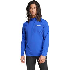 adidas Men's Terrex Multi Half-Zip Long Sleeve Hiking T-Shirt