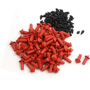 170Pcs Car Universal Mushroom Shaped Tire Repair Insert Plugs Red Black Replace Parts Vehicle Components