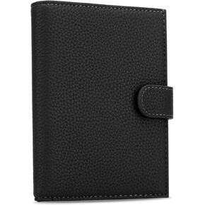 DOB SECHS RFID Passport Holder Wallet for Travel Women Slim Leather Passport Cover Wallet with Card Holders SIM Slots, Zippered Coin Pocket, Small Travel Accessories Organizer Pouch Bag, Red