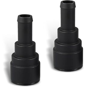 Pack-2 Car Car Car Carning Hose Connector ، 2.9 "× 1.3" استبدال المفصل المتين 15032062 15151873 15151875 ، مفصل مضاد للتسرب ضيقة ، متوافق مع Buick GMC Chevrolet Ford Lincoln (أسود)