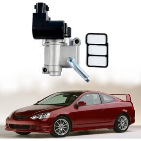 munirater 1pc 16022-PRB-A01 Stainless Steel Idle Air Control Valve Replacement for Civic Si 2.0 RSX Type-S 2002-2006