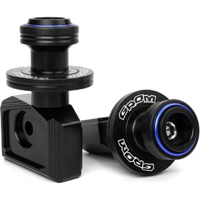 Compatible With Grom 125 2025 MSX 125 MSX125 2013-2023 2024 2025 Grom Accessories CNC Motorcycle Swingarm Spools Sliders Rear Wheel Axle Stand Screws Adapter (Black)
