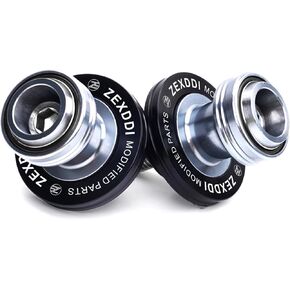 6MM Fit For Yamaha YZF-R9 2025 R7 R1 R3 R6 MT03 MT09 MT10 FZ09 FZ1 FZ6 XSR 900 Tenere 700 Aprilia RS660 RSV4 Monster 821 CNC Motorcycle Swingarm Spools Sliders Stand Screws (Black)