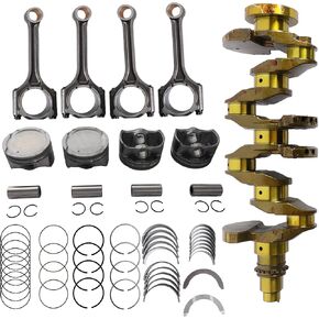 Engine Crankshaft with Connecting Rod Bearings Pistons Kit Fit for Hyundai Creta Elantra Mistra Tucson Replacement for KIA Soul Carens Sportage K4 Forte G4NA 2.0L Engine 2014-2019 623V6-2EH00