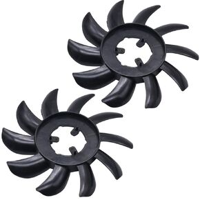 2 Pack 55217 53994 7 "10 Blade Fan Fit for Cub Cadet for Hydro Gear Hydro Pump for Zero Turn Mawn Moyn Cooling مروحة 7 بوصة