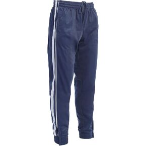 Gioberti Mens Athletic Track Pants with Ribbed Zipper Ankle Cuff