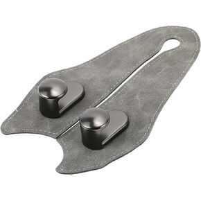 1 Pcs Universal Car Seat Headrest Hook for Most Car, SUV, Truck Car Seat Back Organizer Hooks Sturdy Faux Leather Metal Black 7.17"x3.94" in Kuwait