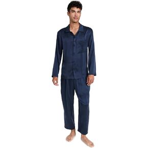 Lunya Men's Washable Silk Button Up PJ Set