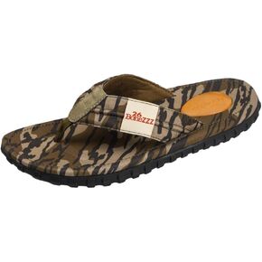 Bonezzz Chillzzz Flip Flops for Men – Memory Foam Sandals with Heel Pad Grip