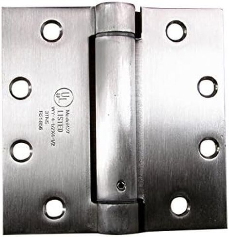 Hinge Outlet Commercial Spring Hinge - 4.5 Inches - Stainless Steel - Highly Rust Resistant - 2 Pack in Saudi Arabia
