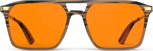 Goiteia Blue Light Blocking Glasses-Orange/Pink/Red Blue Light Glasses for Men Women, Easier Sleep and Migraine Relief in Kuwait