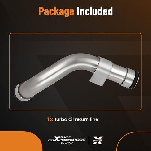 MaxPeedingRods تم تحديث أنبوب التغذية والتنزه التوربو Ford F250 F350 F550 6.0L شاحنات الديزل 2003-2007 ، 904-192 in Kuwait