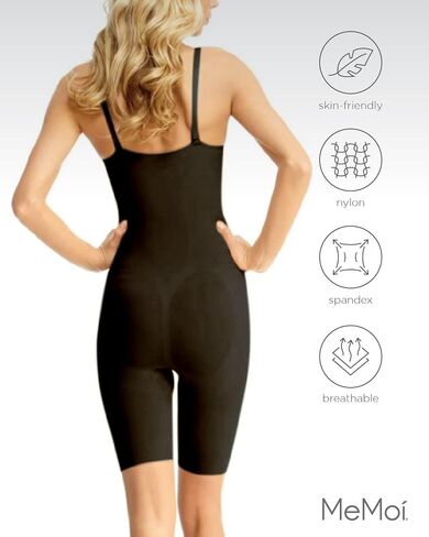 SlimMe Tummy Control Shapewear Bodysuit, Wireless Body Shaper for Women, Tummy Control Bodysuit - Sizes Small to X-Large in Saudi Arabia