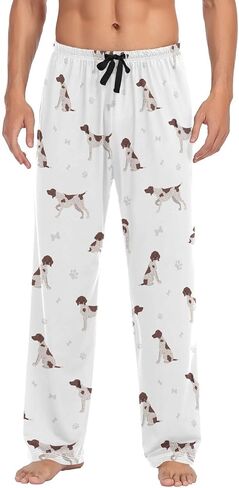 Mens Pajama Pants German Shorthaired Pointer Men's Pajama Bottoms Sleep Lounge Pj Pants for Men S in Kuwait