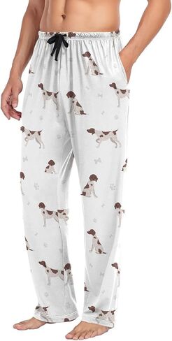 Mens Pajama Pants German Shorthaired Pointer Men's Pajama Bottoms Sleep Lounge Pj Pants for Men S in Kuwait