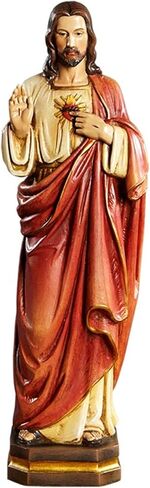 12" Val Gardena Sacred Heart Statue in Saudi Arabia