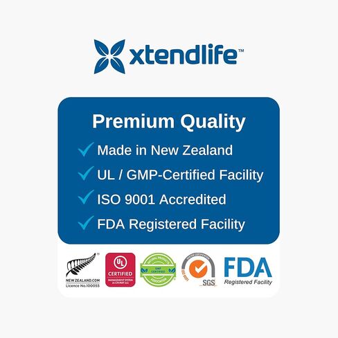 مكمل صحة القلب Xtendlife CX8 - مكمل صحة القلب مع فيتامين K2 ونبق البحر وفيتامين د - تركيبة عالية الفعالية لدعم القلب والأوعية الدموية الأمثل in Kuwait