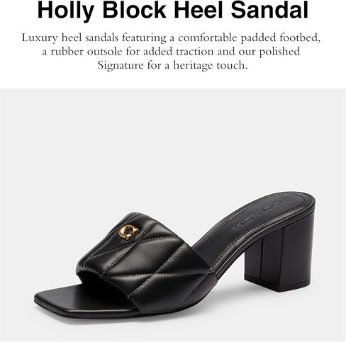 منصة مدرب Holly Block Heel Sandal in Kuwait