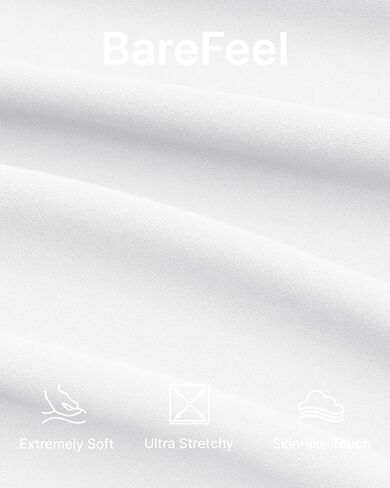 G4Free BareFeel Built in Bra Workout Tank Tops Removable Padded Longline Sports Bras Waist Length Athletic Tanks in Saudi Arabia