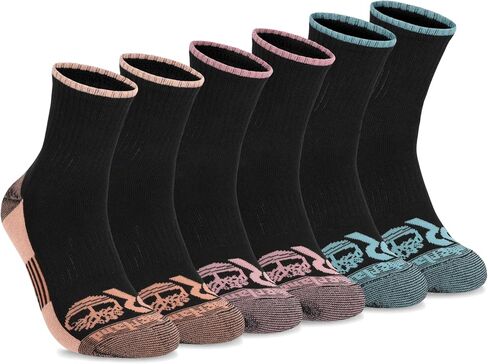 Timberland PRO Work Quarter, Sorbtek Moisture Control Performance Womens Socks, Arch Support, Cushioned Footbed in Saudi Arabia