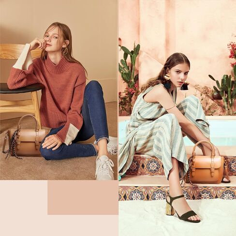 Women's Single Piece Slanting Cross Small Bag Vintage British Style Messenger Bag in Saudi Arabia