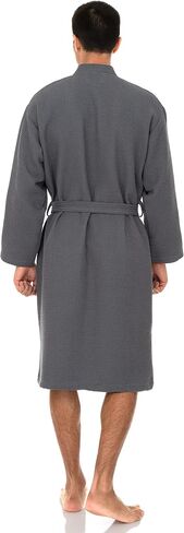 TowelSelections Men’s Waffle Bathrobe Lightweight Spa Kimono Bath Robe in Saudi Arabia