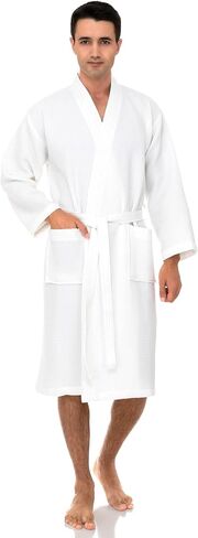 TowelSelections Men’s Waffle Bathrobe Lightweight Spa Kimono Bath Robe in Saudi Arabia