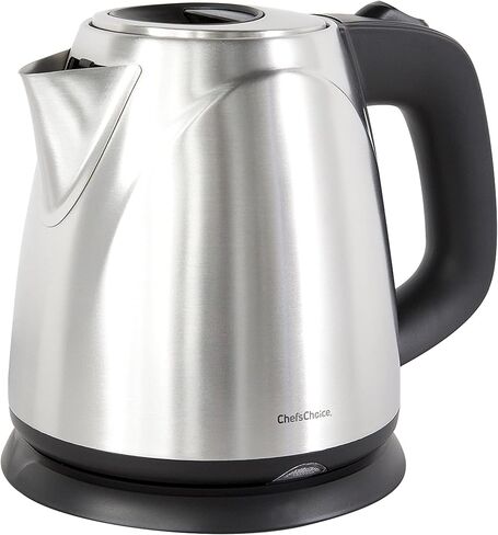 Chef's Choice Cordless Compact Electric Kettle Features Boil Dry Protection & Auto Shut Off Easy Pour, 1-Liter, Black in Saudi Arabia