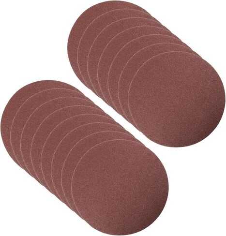 Hook and Loop Sanding Discs, 8 Inch 200mm Sandpapers 180 Grit Aluminum Oxide Flocking Sandpaper - (Applications: for Wood Metal Drywall), 15 Pieces in Saudi Arabia